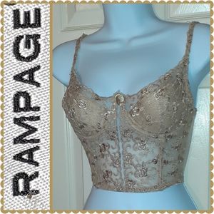 GOLD SHIMMER BRALETTE By Rampage